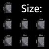 20Pcs Portable Clear Embossed Vacuum Bags Heat Sealing Frozen Heatable Food Saver Bags Vacuum Sealer Bag for Vac Storage