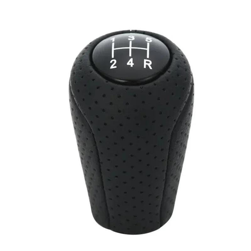 Leder 5/6-Gang Schaltknauf für MAZDA 3 BK BL 5 CR CW 6 II GH CX-7 ER MX-5 NC III 23 MT Leder Schalthebel Arm Headball