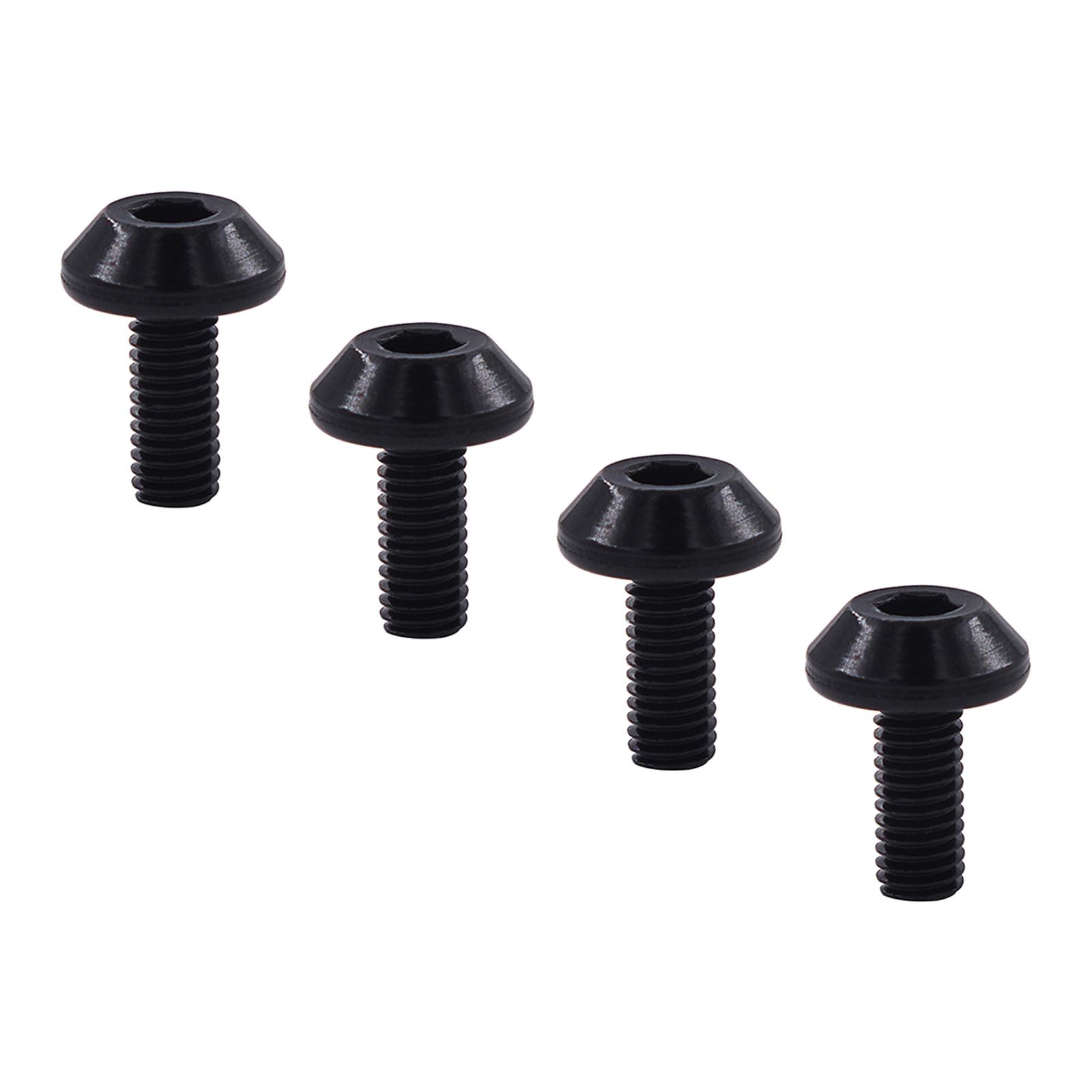 

Set of 4 Bike Water Bottle Holder Screws for Bicycle Mounting чорний