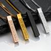 Colliers Verticaux Allah Arabes pour Hommes Femmes, Collier Pendentif Musulman Ayatul Kursi, Bijoux Islamiques Eid Ramadan Cadeaux