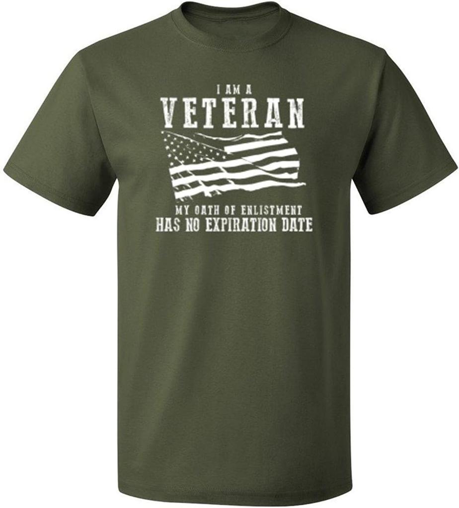 I Am A Veteran My Oath Has No Expiration Mens Veteran Design 100 Cotton Summer Oneck Short Sleeve Printed Mens Tshirt