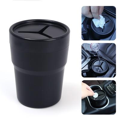 New Car Mini Pen Tissue Coin Storage Bucket Vehicle Trash Bin Container Auto Trash Can Auto Holder Car Interior Accessories