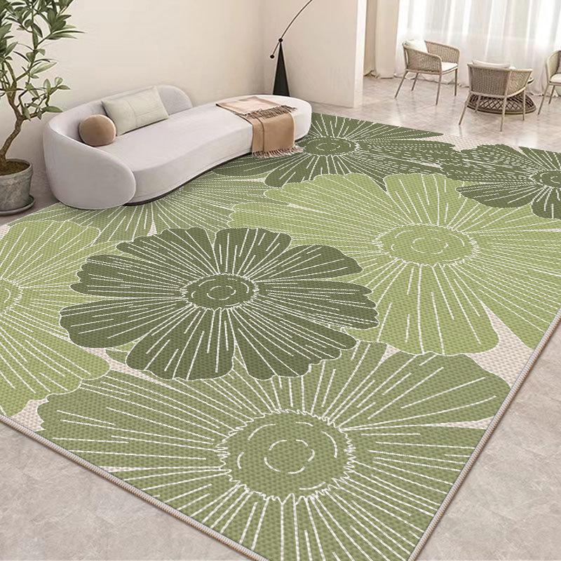 

Дышащий ковер из ледяного шелка: Современный ковер для гостиной/спальни, впитывающий пот и стильный, для диванов и журнальных столиков 140*200cm