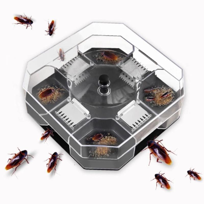 1pc, Reusable Roach Catcher: 1pc Cockroach Trap Box For Indoor Kitchen, Non-Toxic Roach Killer, Pest Control