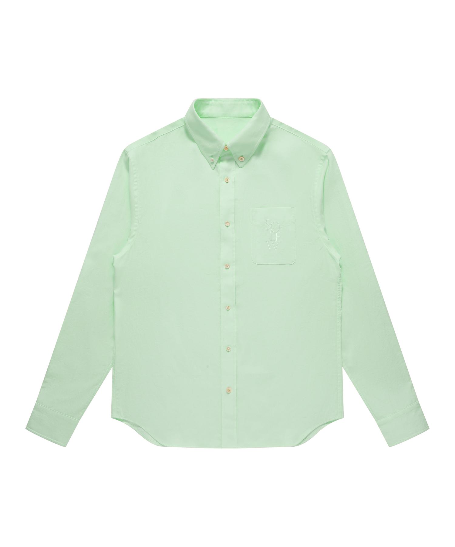 Soru Oxford Button-Down Shirt_Light Green L