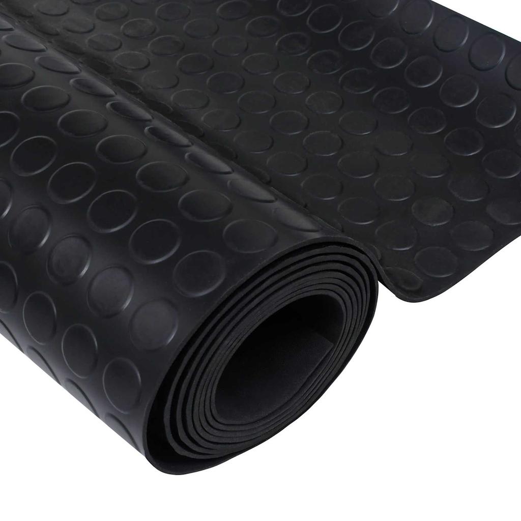 Floor Mat Black 1.5 X 2 M Rubber