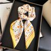 Luxury Printing Silk Square Scarf Women Neck Hair Tie Band Beach Hijab Kerchief Head Headbands Bandana Female Foulard 70Cm