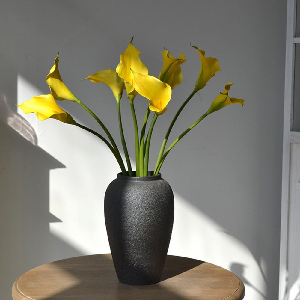 Artificial Calla Lily Flowers Long Stem Fake Flower Bouquet Real Touch Faux Latex Flower for Home Wedding Party Event Decor