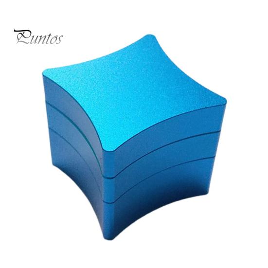 Easy-to-use Chalk Holder Magnetic Pool Cue 3 Sections Aluminum Alloy Portable Strong Square Snooker Box Carrier Case Billiard Accessories Tip