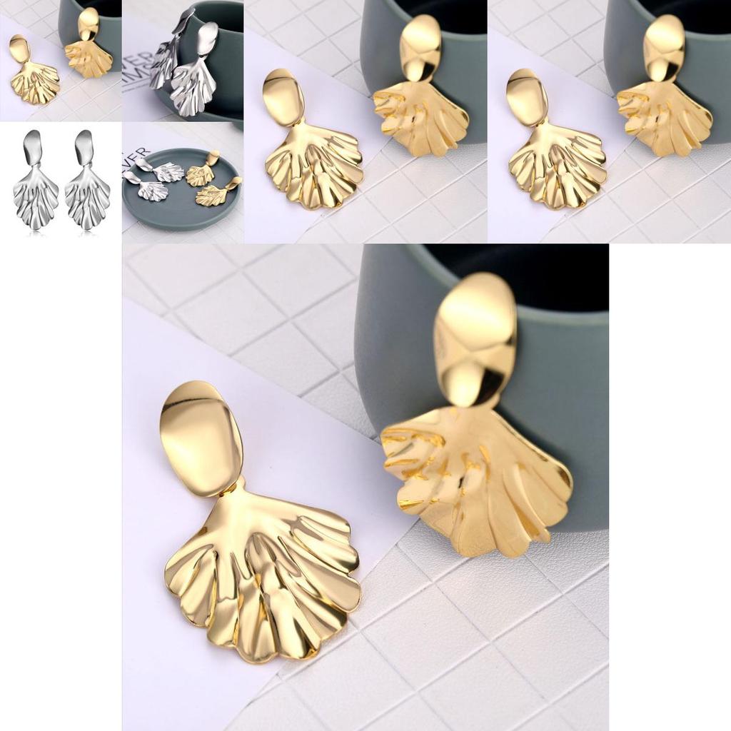 Fashionable Alloy Tree-shaped Earrings Trendy European And American Style Jewelry