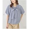 Rope Picnic Front and Back 2WAY Gathered Ribbon Design Shirt