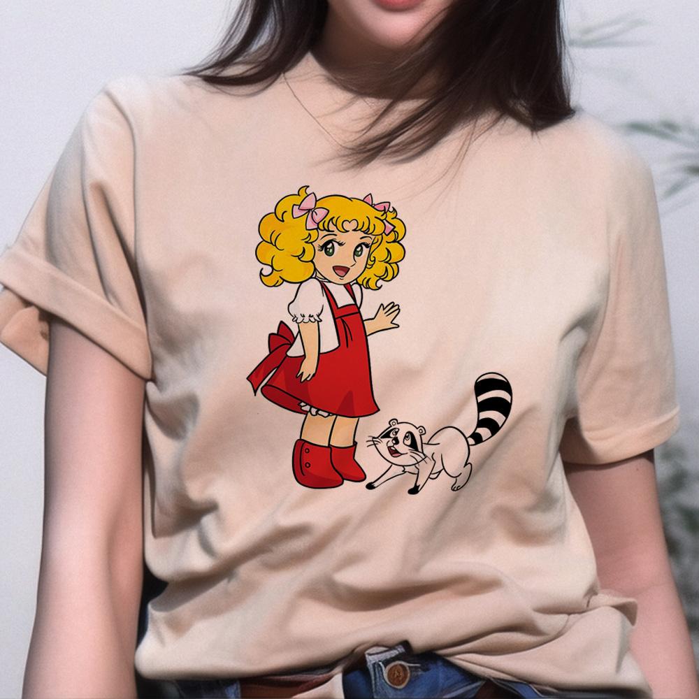 Candy Candy tshirts Women summer t shirt girl harajuku clothes S
