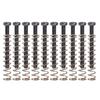 10 Pcs Guitar Humbucker Pickup Height Screws with Springs Double  Coil Guitar Pickup Screws Electric Guitar Parts