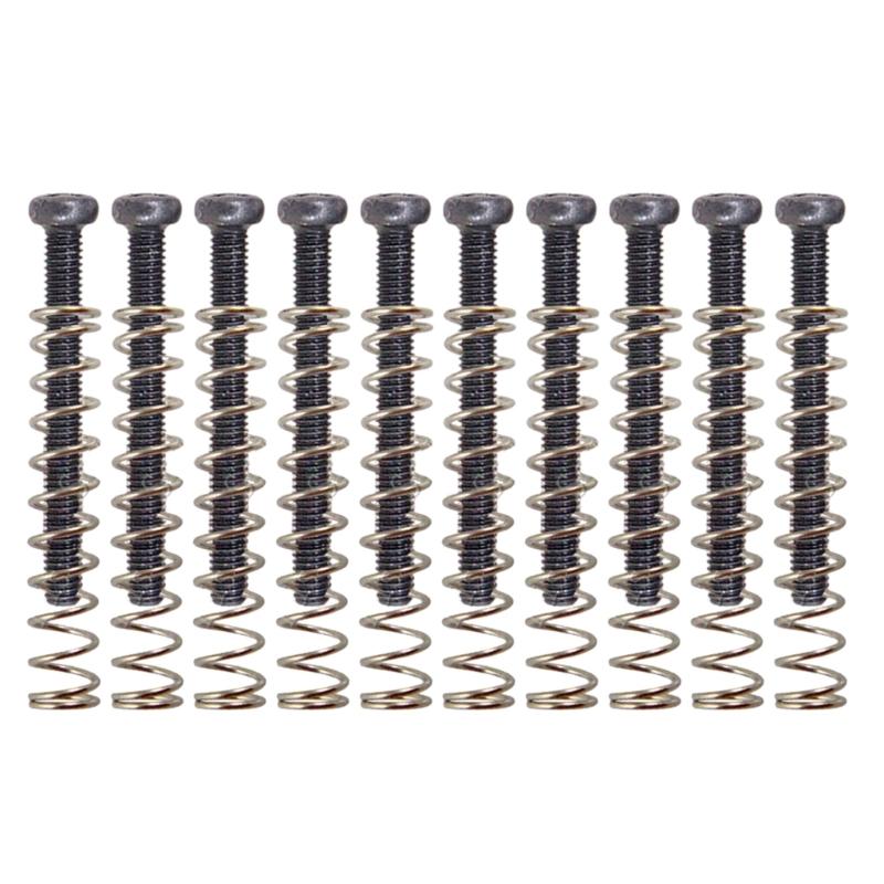 10 Pcs Guitar Humbucker Pickup Height Screws with Springs Double  Coil Guitar Pickup Screws Electric Guitar Parts