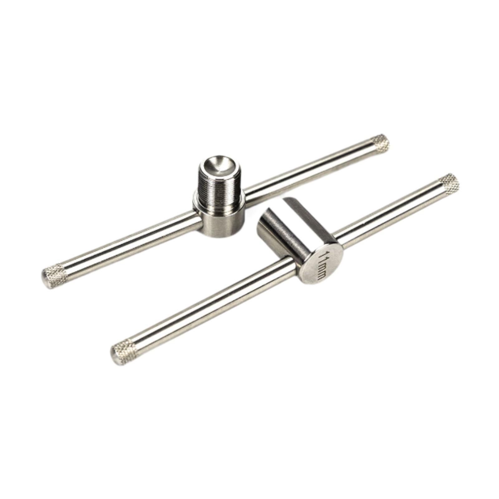 

Cue Tip Press Tool Cues Stick Tip Shaper Practical Sturdy Stainless Steel Cue