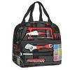 Custom Mechanics Large Toolbox Lunch Bag Women Cooler Warm Insulated Lunch Boxes for Kids School