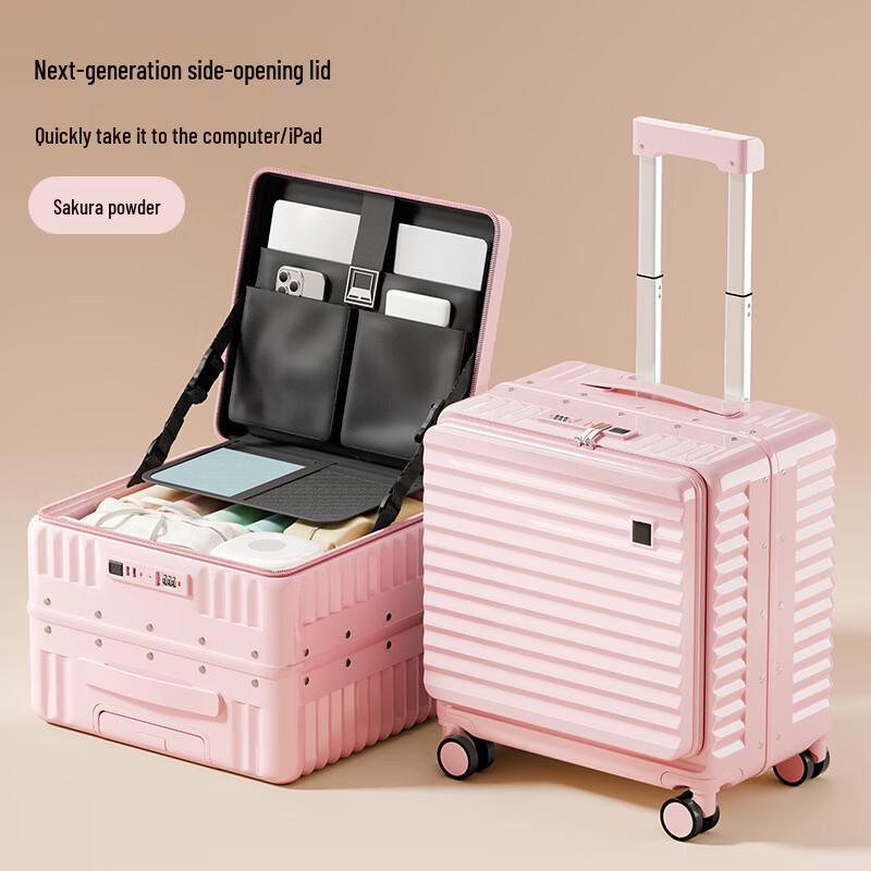 Lishen Hardshell Aluminum Frame Carry-on Suitcase