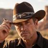 Bull Skull Fedora Hat Dress Up Topper Hat Vintage Western Cowboy Hat  Stage Performance