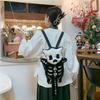Cartoon Cute Children's Backpack 2023 New Parent-child Travel Backpack Personalized Plush Little Ghost Head Travel Bag