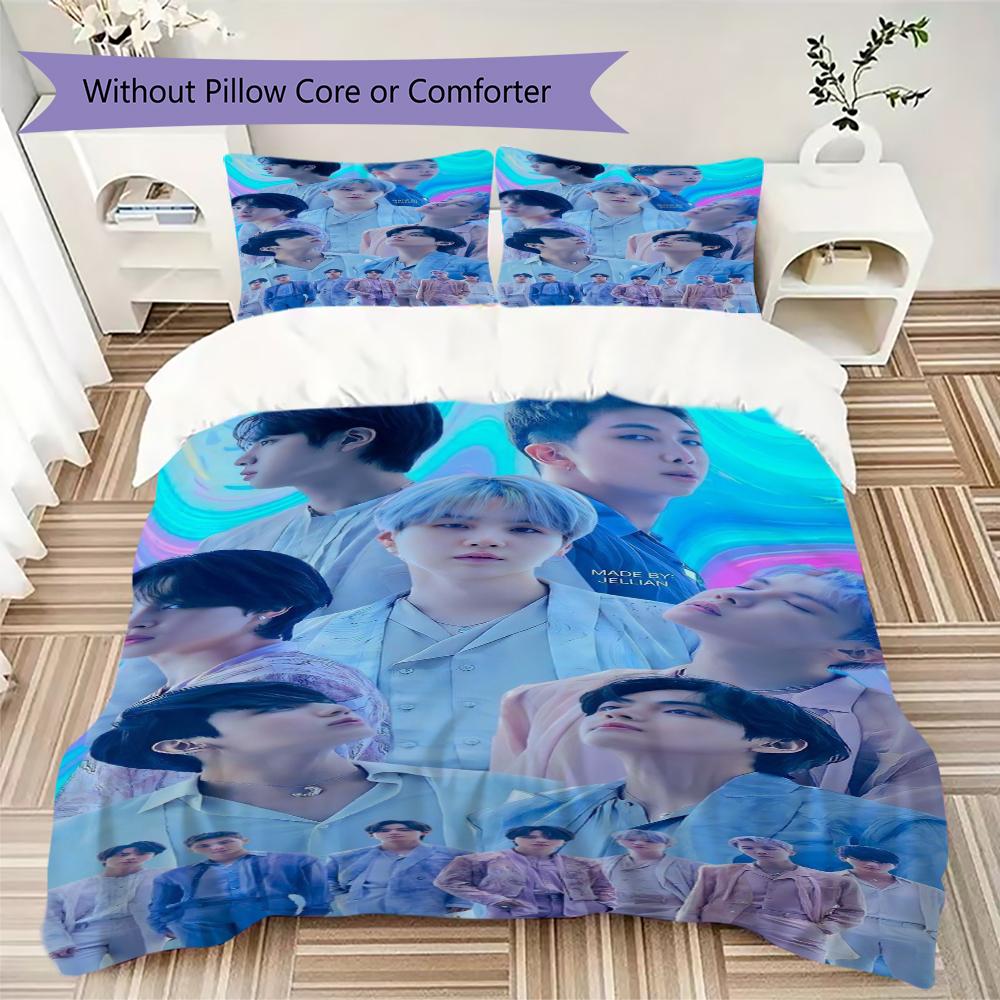 Pastel Pop Collage Bedding 1 Duvet Cover 2 Pillowcase Without Core Without Core Christmas Birthday Gift Duvet Cover And Pillowcase