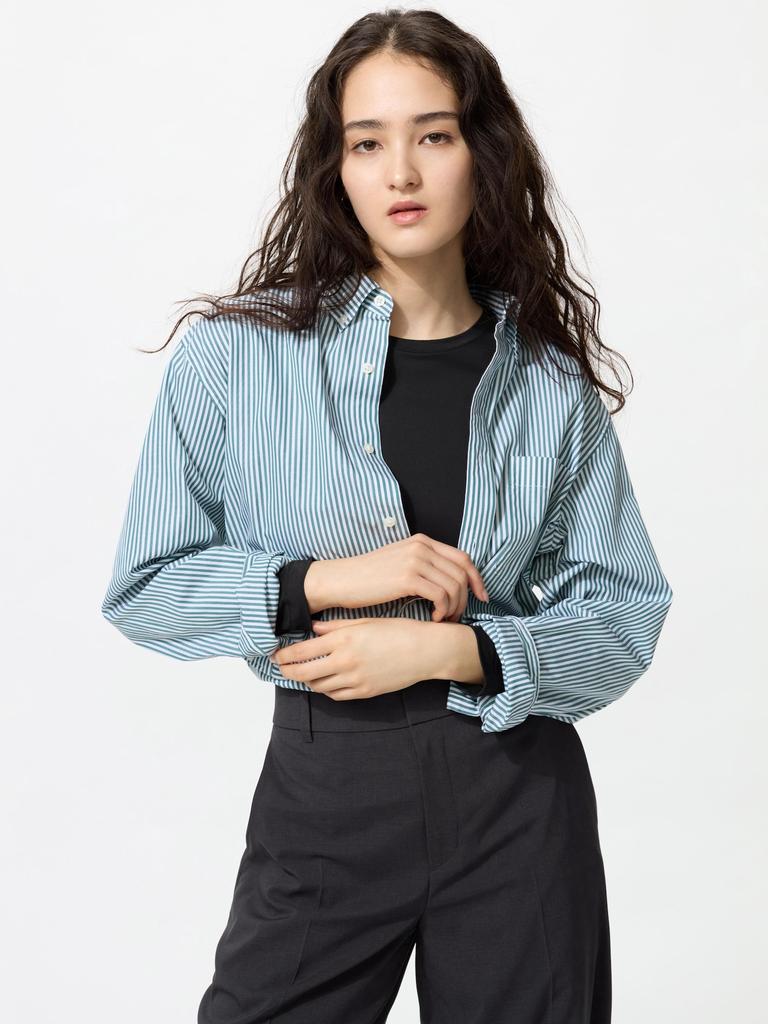 Uniqlo Japan Air RhyThm Uv CuT Crew Neck T Long Sleeve