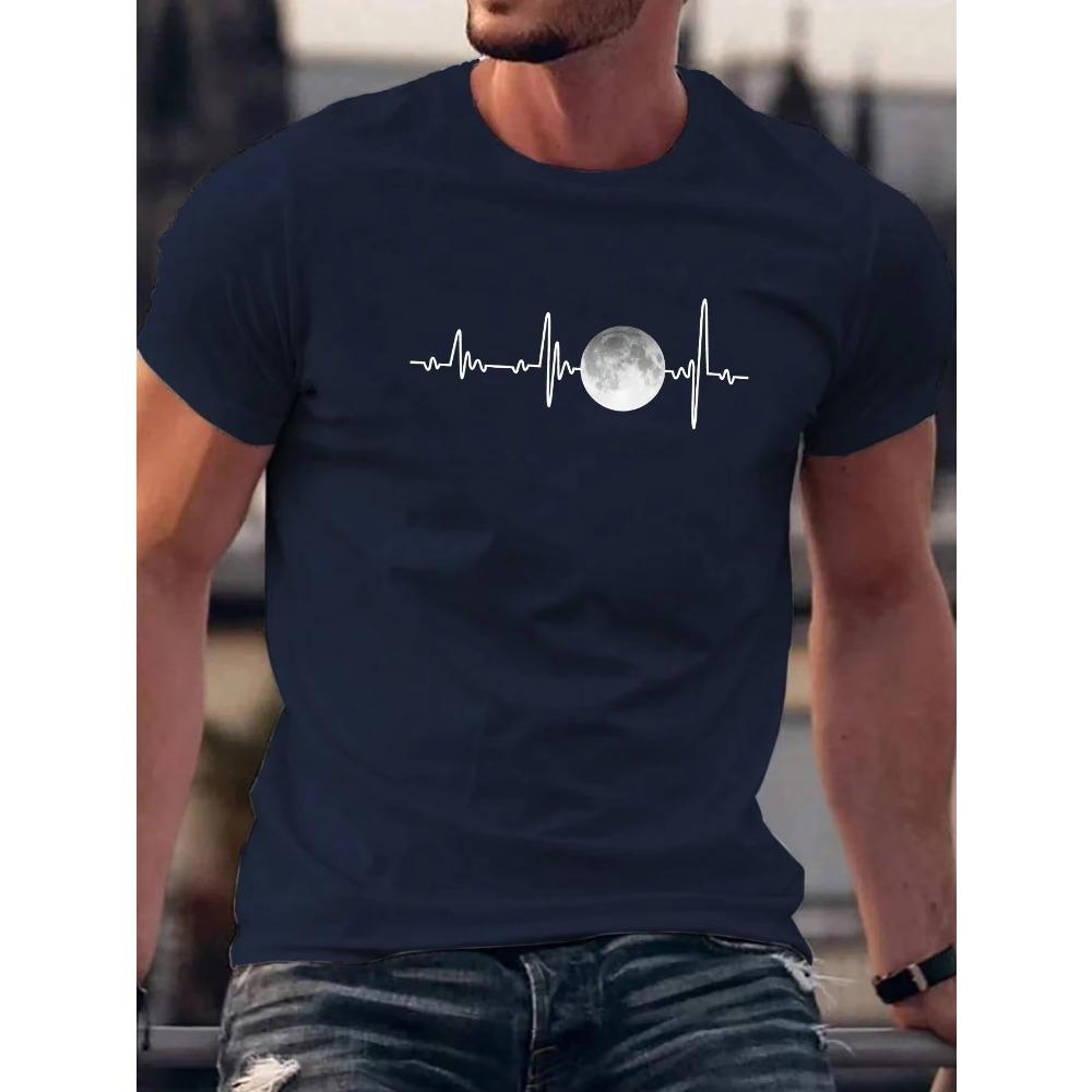 Moon Men  T-shirt Luxury Brand Fashion Big Size Top Casual Short Sleeve Streetwear Classic Print New Arrival Tee S-4XL