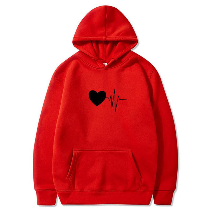 Unisex American Style Printed Hoodie - Casual Spring & Autumn Pullover Sweatshirt
