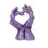 Skeleton Hand Figurine Halloween Gothic Love Heart Gesture Bone Hand