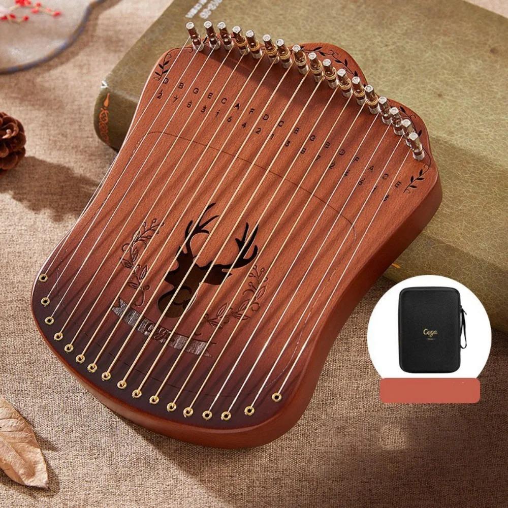 17 Strings Harp Portable Professional Stringed Instruments for Beginner Musical Instruments Leisure and Entertainment Gift String Instrument