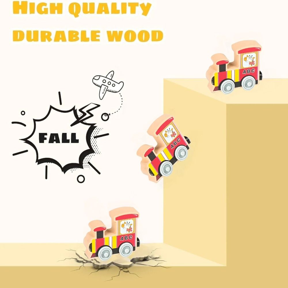 Transportation Train Wooden Toy Educational Wooden Magnetic Train Magnetic Train Toys  Kids Toy