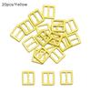 Newest 20Pcs Tri-glide Mini Buttons Metal Belt Buckle Doll Clothes Buttons Shoes Buckle For Blyth Doll Bags Clothing Accessory