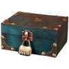 Chinese Wood Treasure Box Vintage Wooden Trinket Jewelry Storage Box Treasure Case Organizer Jewelry Packaging With Locker