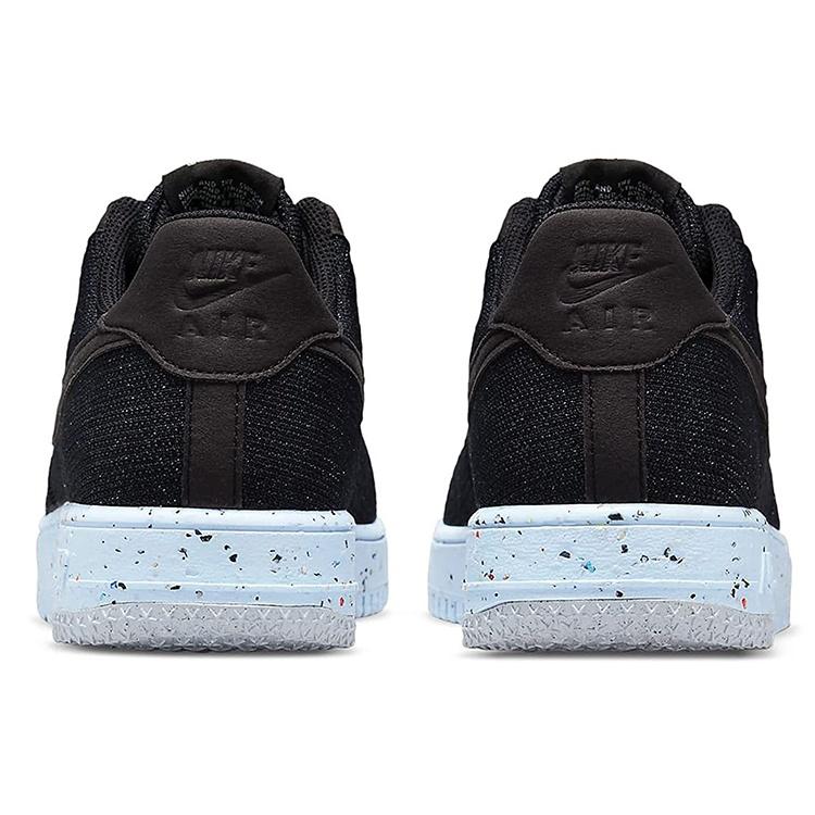 Nike Air Force 1 Crater Flyknit 'Black Chambray Blue' Men's DC4831-001