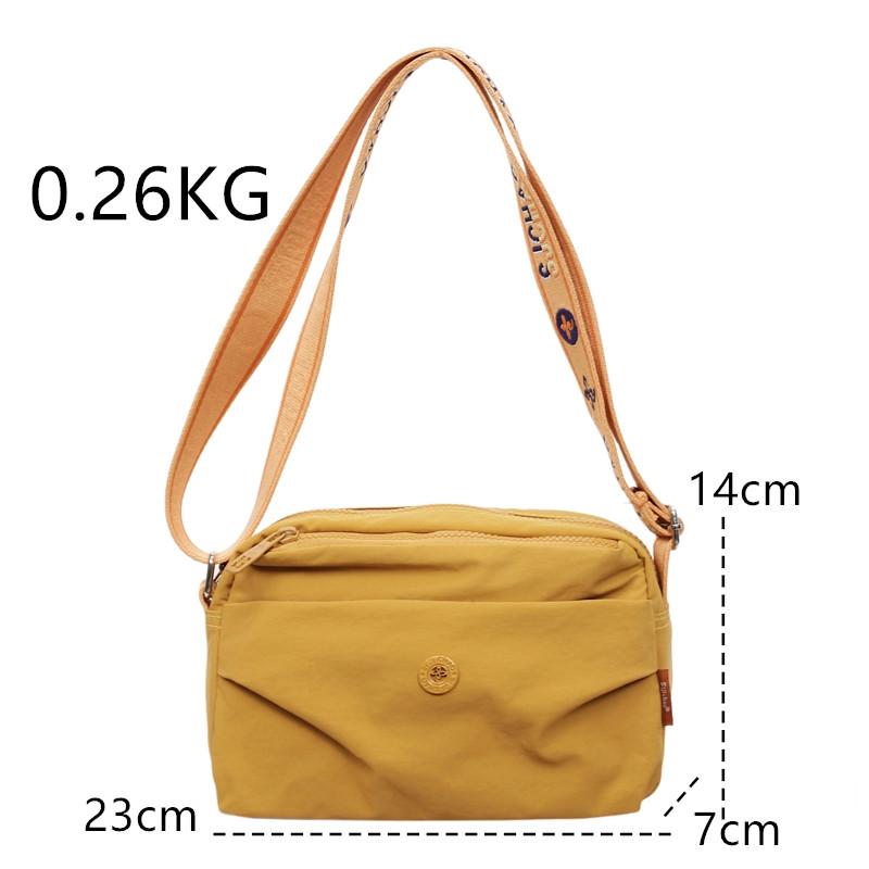 High Quality Nylon Small Chest Bag Women New Shoulder CrossbodyBags Female Large Capacity Shoulder Bag Fashion Handbag Lady Sac