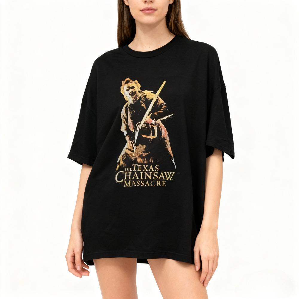 The Texas Chainsaw Massacre 70s Scary Horror Halloween Fun Movie T Shirt Halloween Horror Shirt Horror Movie TShirt S