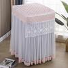 1PC Drum Washing Machine Washable Embroidery Universal Dustproof Cover Protective Sleeve Fibre Cover Fully Automatic Machine