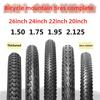 Thickened Bicycle Tire 20/22/24/26 Inch X1.50/1.75/1.95/2.125 Outer Tire 1 3/8 High Quality Cycling Tires For Road Mountain