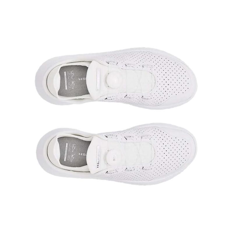 Under Armour SlipSpeed Cushioning, Wear Resistant Low Top Casual Shoes Unisex White Sneakers 3027049-125