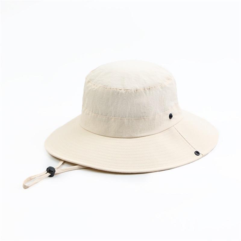 Mountaineering Hat Camping Hat Spring And Summer Waterproof Fisherman Hat Female Sunscreen Outdoor Western Denim Nylon Quick Drying Hat