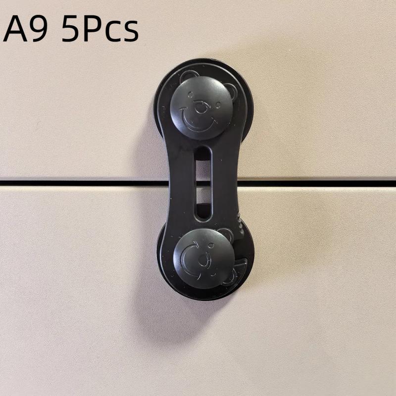 1/2/5Pcs Baby Safety Locks Cabinet Locks Room Locks Drawer Locks Anti-Pinch Folio Locks Safety Protection Products