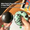Peppermint Chocolate Soft Ball - Crispy Shell That Can Be Broken + Soft Filling Inside - Suitable For Dual Stress Relief Toy