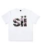 PAGESIISII Eye Point Print Oversized Short Sleeve T-Shirt [18 Colors] (B Type)