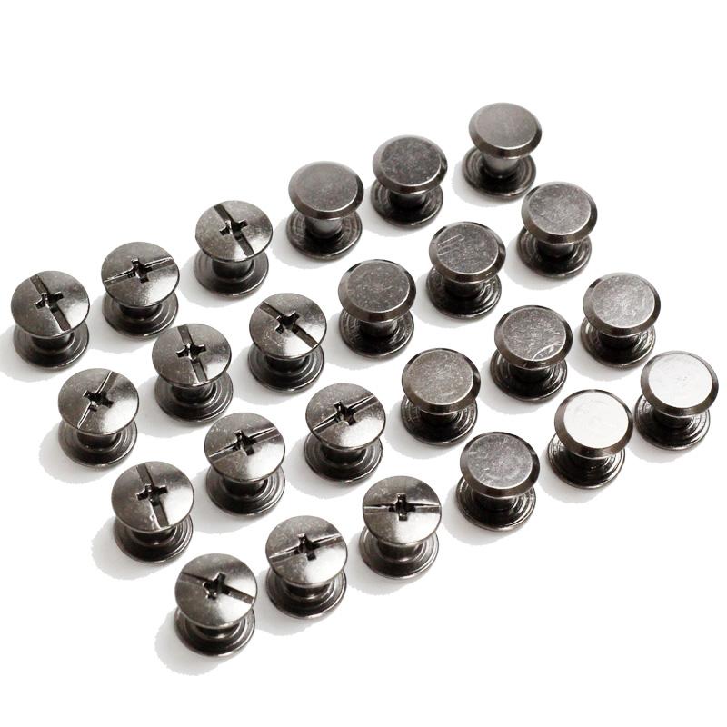 Σετ Βιδών Chicago 5x6mm Κλιπ Προσάρτησης Ζώνης Θηλκιές Βιδωτό Μπουλόνι και Παξιμάδι Για DIY Θήκη Kydex