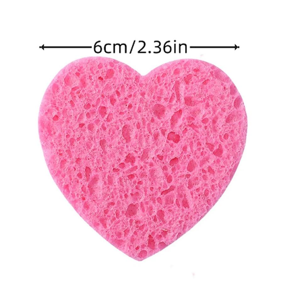 5Pcs Cellulose Face Sponges Compressed Facial Cleansing Massage Tools Pore Exfoliating Makeup Removal Spa Quality