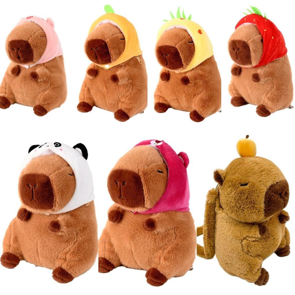 

Смішний рюкзак Capybara. Сумка через плече. Нова сумка 35cm помаранчевий