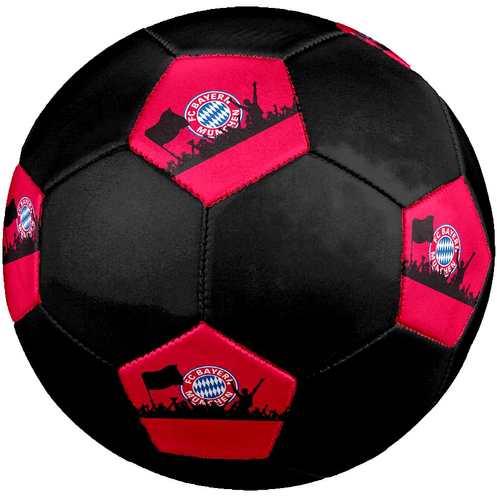 FC Bayern Munich Soccer Ball, Colorful, Suitable for All Ages, Machine-stitched, PVC Material, Competition Grade, Durable and High Bounce