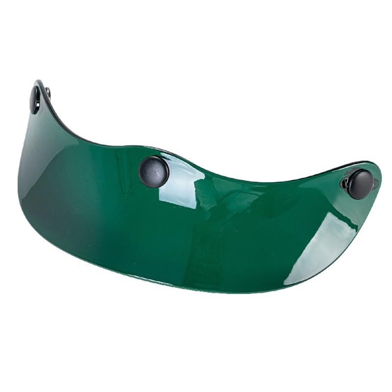 Motorradhelme im Vintage-Stil mit 3 Druckknöpfen, Visiere, Sonnenschutz für Outdoor-Abenteuer, Sport, Sonnenschutz, Motorradzubehör