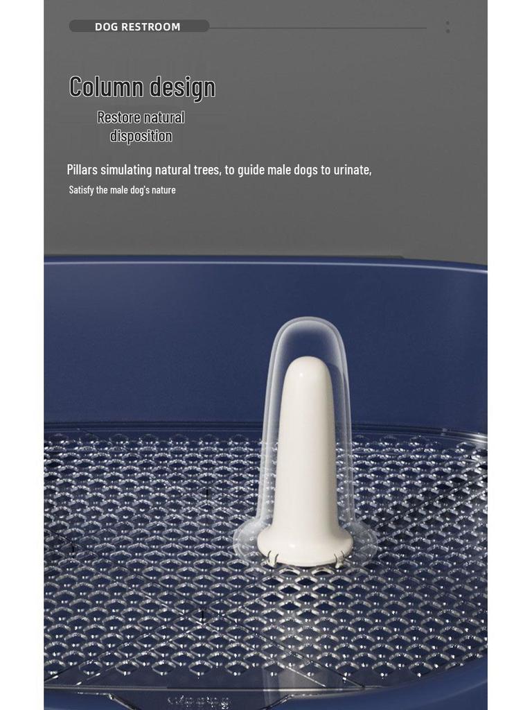 Stainless Steel Dog Litter Box: Anti-Step Design, Leak-Proof, Complete Set for Small Breeds