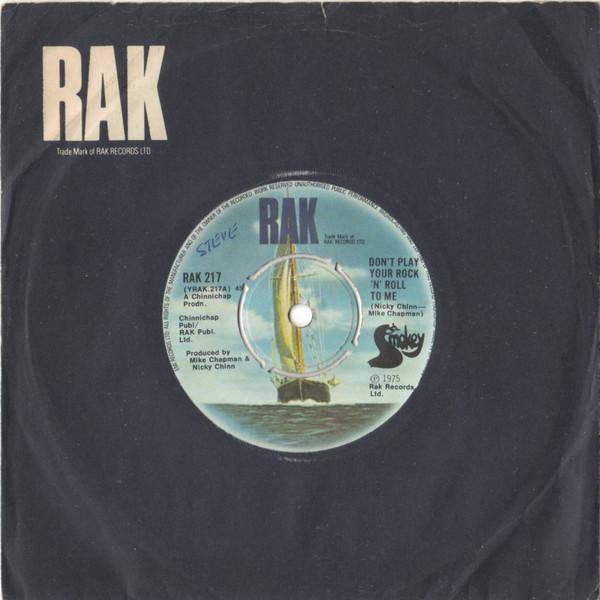 

7inch Record SMOKIE - Don t Play Your Rock N Roll To Me RAK217 RAK 1975 UK Rock Used