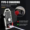 LED Keychain Flashlight USB-C Rechargeable 800Lm Portable Mini Torch Light Pocket Lantern Flood Work Light Emergency Light Lamp